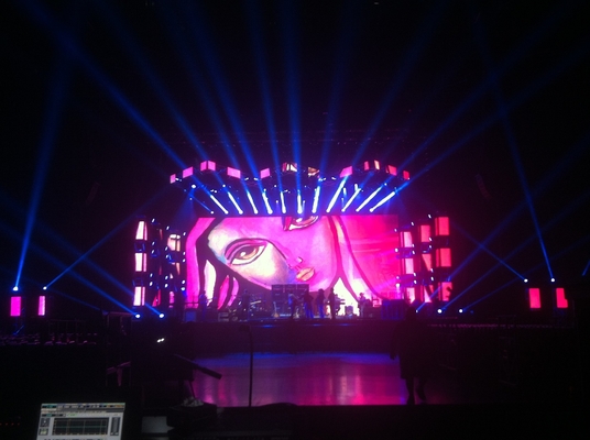 P15 Transparent Led Curtain Rental Outdoor Advertising Curved Led Display Screen