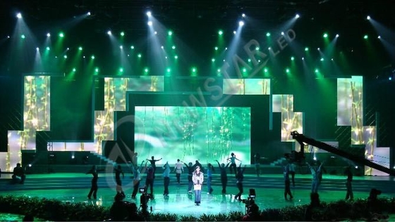 Ultra Slim SMD Indoor Led Display Screen P4.46 , Led Stage Backdrop Screen
