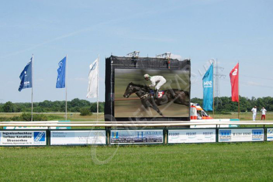 Brightness 4500cd/㎡ P10.417 Transparent LED Screen Outdoor Curtain LED display