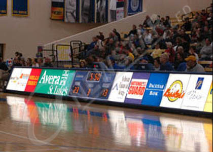Indoor P5 Stadium Perimeter LED Display Curtain SMD 3 in 1 led screen