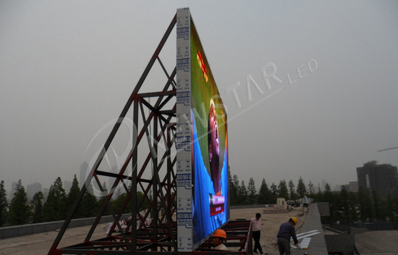 IP65 P16 1R1G1B Billboard LED Display Full Color For Cross Road