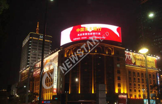P6 Indoor Curved LED Display Full Color For Mobile Media Advertising