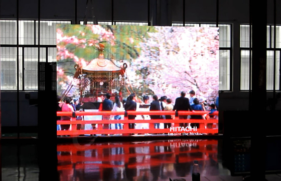 Full Color P10mm Indoor Led Video Curtain Display Screen With High Brightness