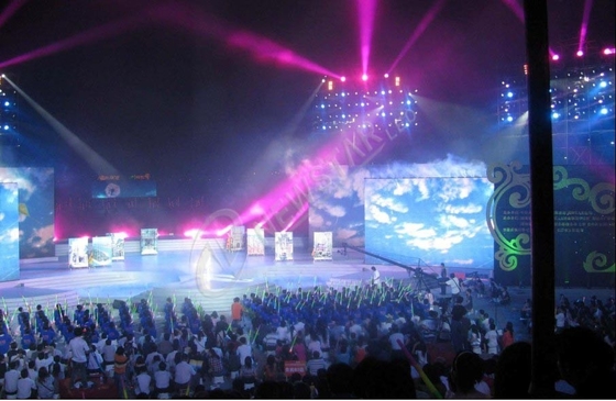 Ultra Slim SMD Indoor Led Display Screen P4.46 , Led Stage Backdrop Screen
