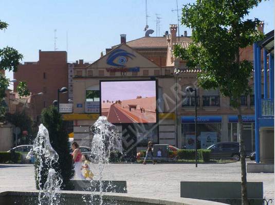 High Resolution curtain P10.417 Transparent LED Screen , Outdoor Aluminum LED display