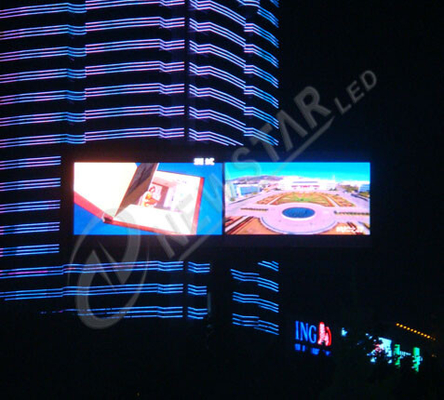 Waterproof Brightness P10 Billboard LED Display Outdoor 320mm x 160mm