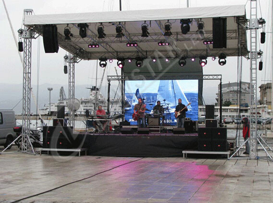 Full color P12.5 Outdoor LED Signs , Rental Aluminum Events and Show LED Display
