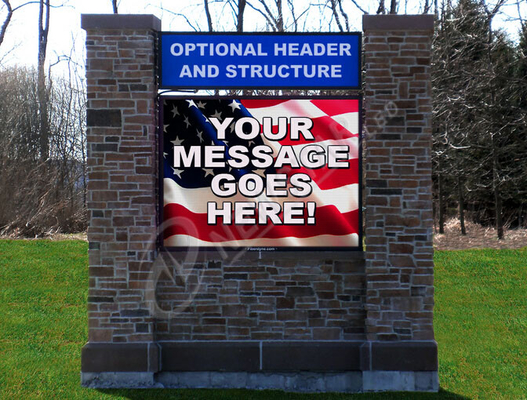 IP65 P12 Outdoor LED Signs , DIP Advertising Front Service LED Display