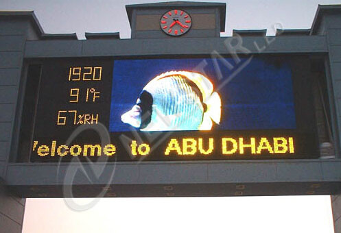 High Resolution P20 Outdoor LED Signs 2500dots/㎡ advertising LED display