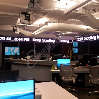 Full color P4mm Flexible LED Display / 1R1G1B SMD 2121 Curved led screen