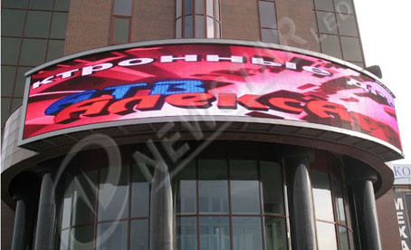 1R1G1B P10 Flexible LED Display Outdoor With Brilliant Color
